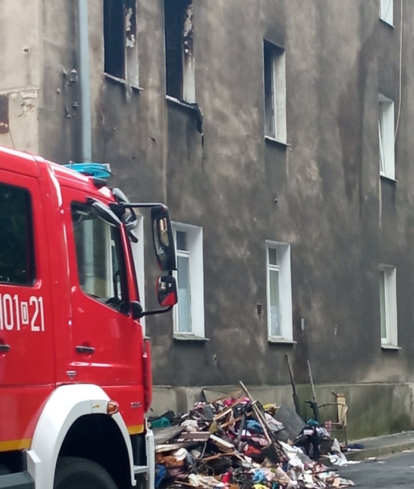 Pożar w Brzegu - 27.09.2021r.