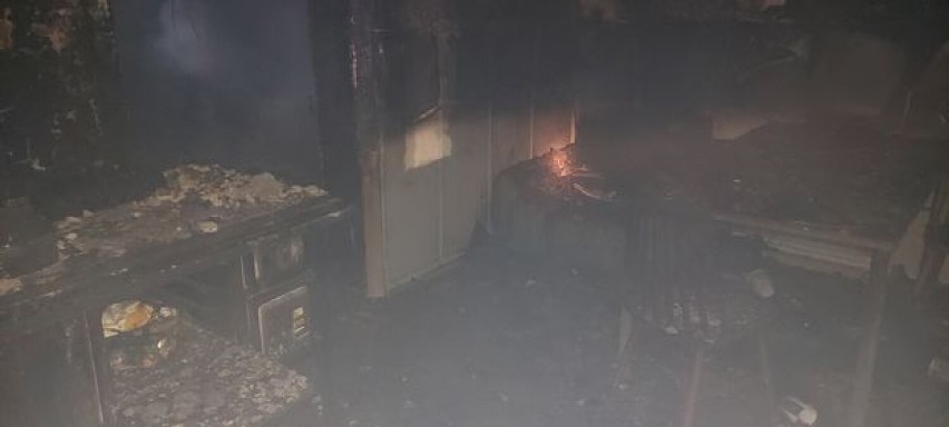 Tragiczny pożar w Koźmińcu. Zginęła jedna osoba