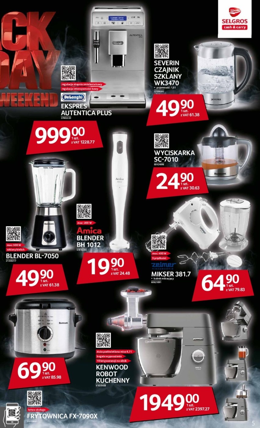 SELGROS Black Friday 2018 GAZETKA