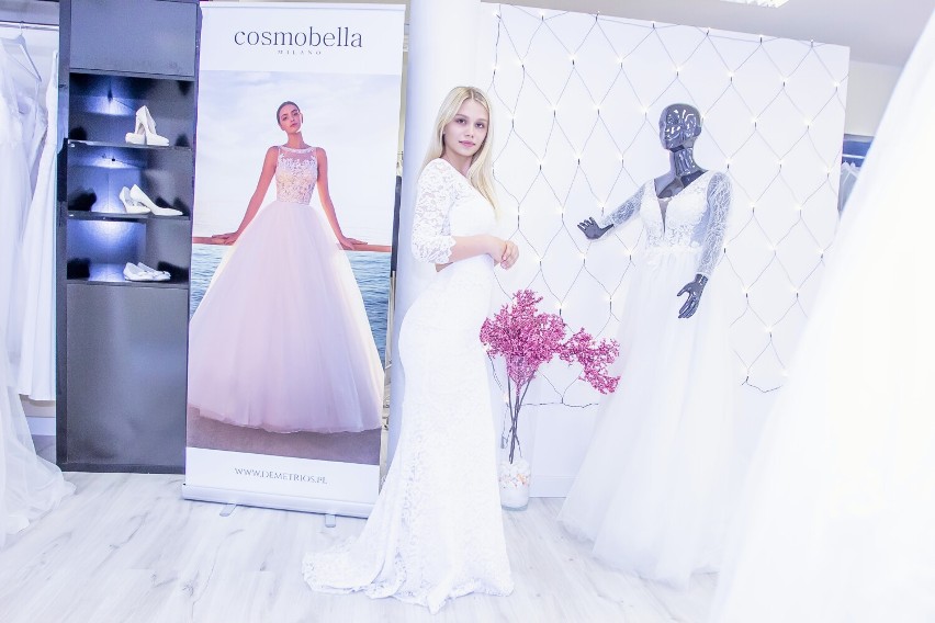 Miss Ziemi Łomżyńskiej 2021 w sukniach ślubnych [zdjęcia]