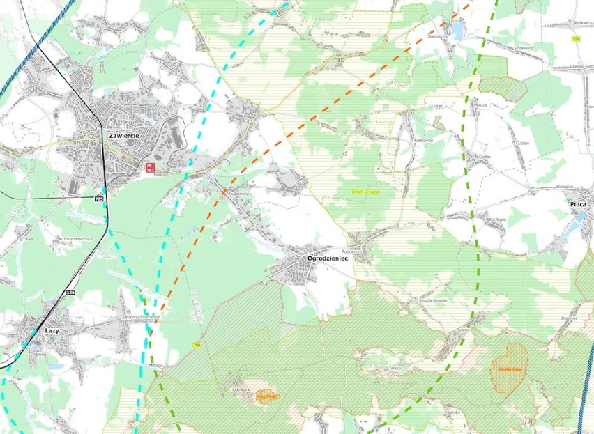Nowe linie kolejowe do CPK przebiegną przez powiat zawierciański? Będą spotkania informacyjne