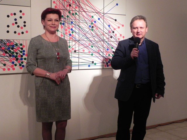 Jolanta Chwałek i profesor Wiesław Łuczaj.