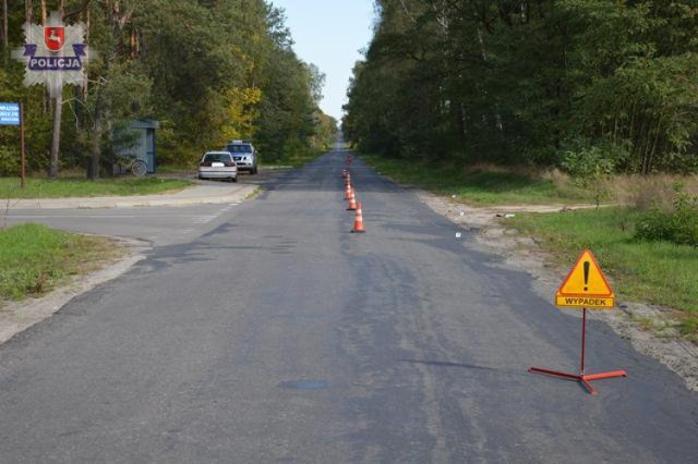 15-letnia rowerzystka potrącona przez volvo