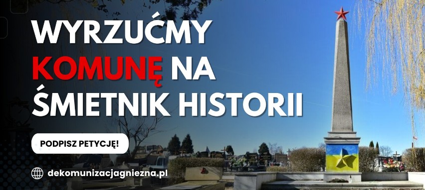 Ruch Narodowy w Gnieźnie chce usunięcia pomnika z czerwoną gwiazdą z cmentarza przy ulicy Witkowskiej