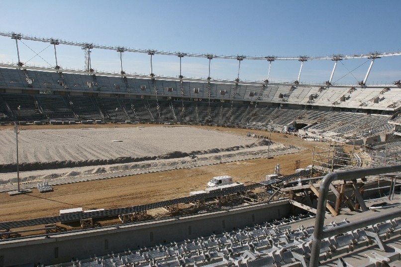 Stadion Śląski: Co nowego na budowie? [ZDJĘCIA + WIDEO]