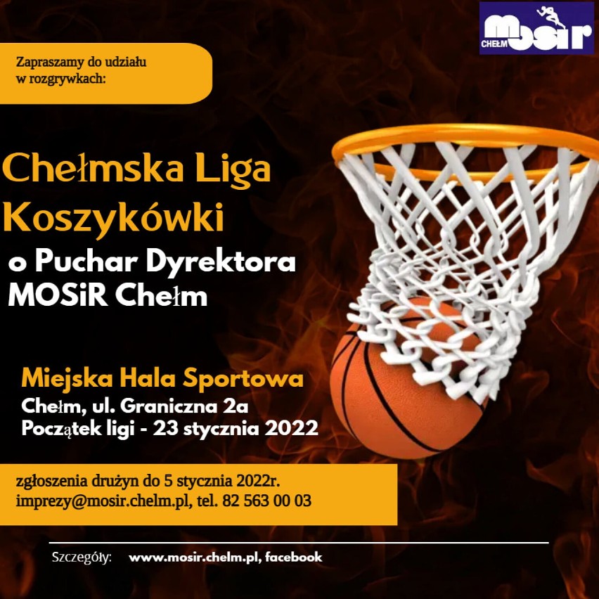 Koszykówka na poważnie w Chełmie. MOSiR otwiera nabór