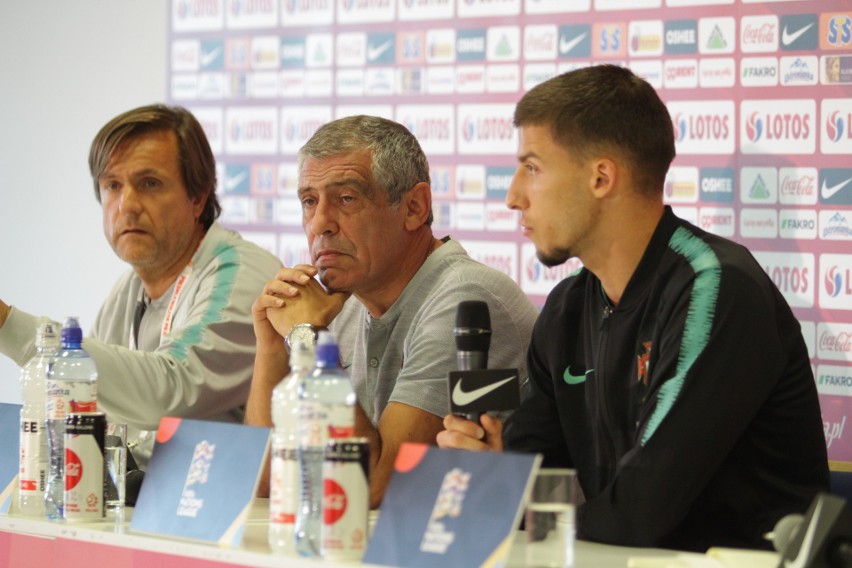 Trener Fernando Santos na konferencji przed meczem Polska -...