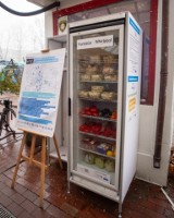 W Łodzi stanęła 21 lodówka społeczna. Można z niej korzystać na rynku Batory od strony ulicy Chmielowskiego