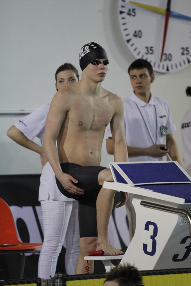 Remigiusz Grudziecki był tuż za podium na 200 m motylkiem.