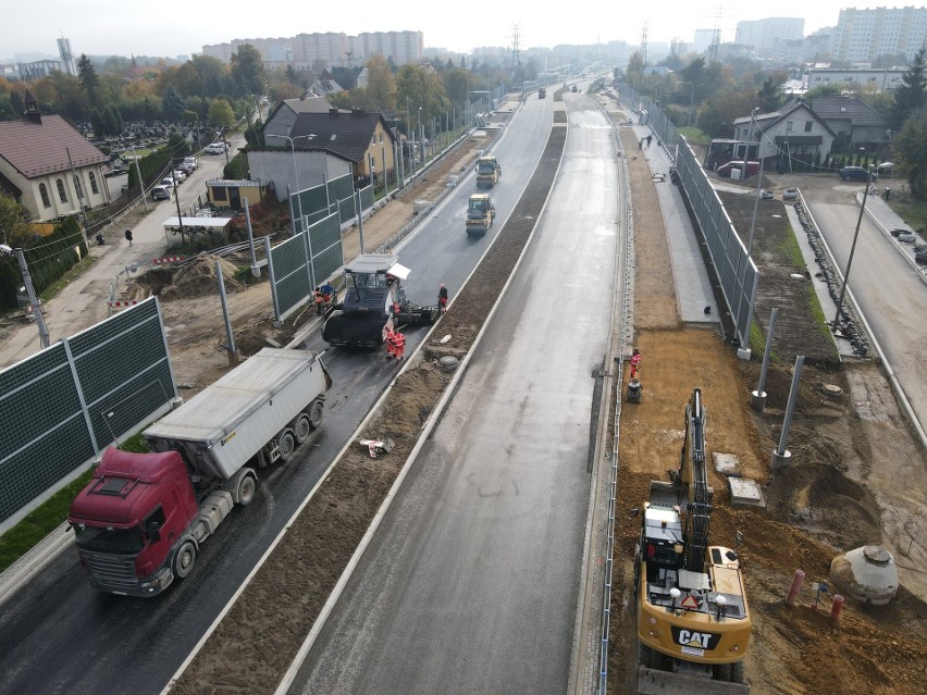 Budowa Trasy Wolbromskiej jest na ukończeniu.