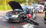 Wypadek w Kołczewie. Ranny motocyklista