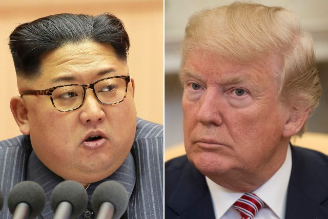 Kim Dzong Un i Donald Trump