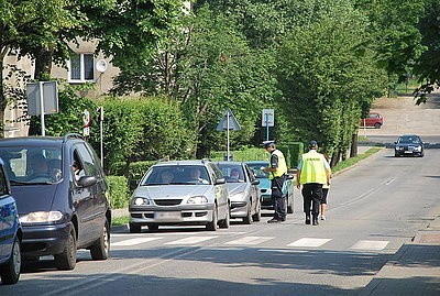 Mikołów: "Zatrzymaj się i żyj". Policja wspólnie z strażnikami i sokistami [ZDJĘCIA]