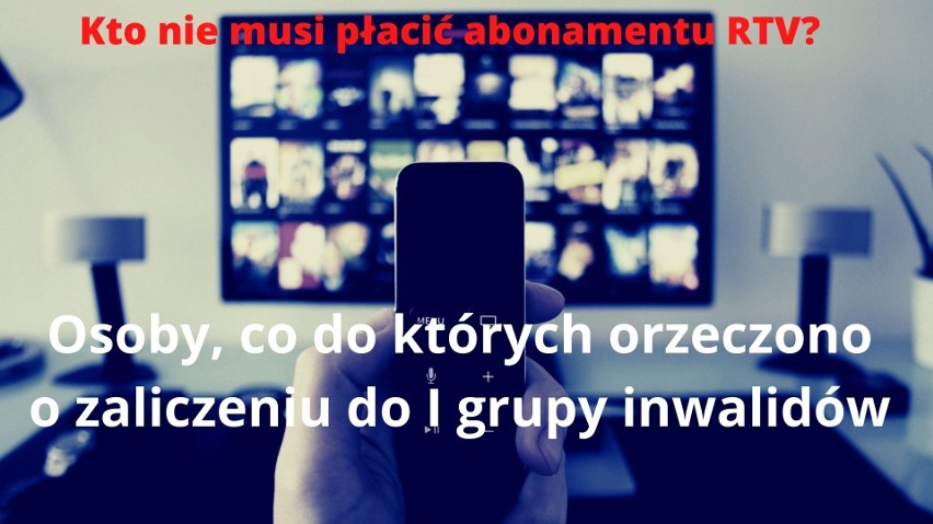 Abonament RTV - te osoby nie muszą go płacić. Możecie być zaskoczeni! [lista]