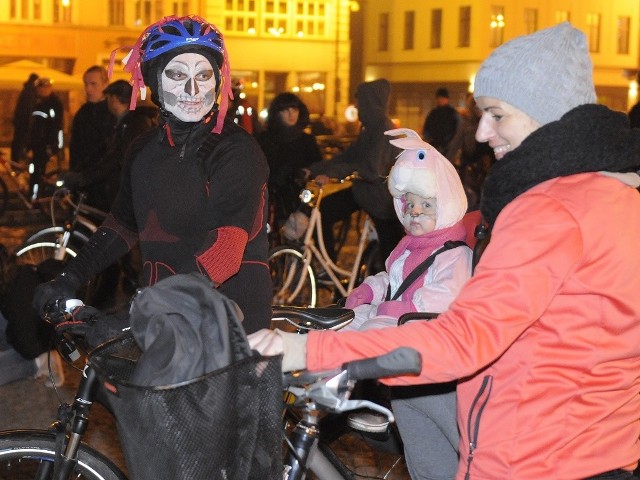 Halloweenowa Masa Krytyczna w Bydgoszczy