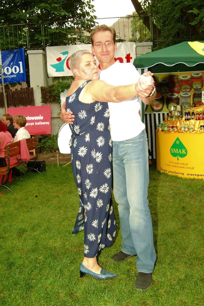 Dorota Wellman i Piotr Kraśko w 2002 roku