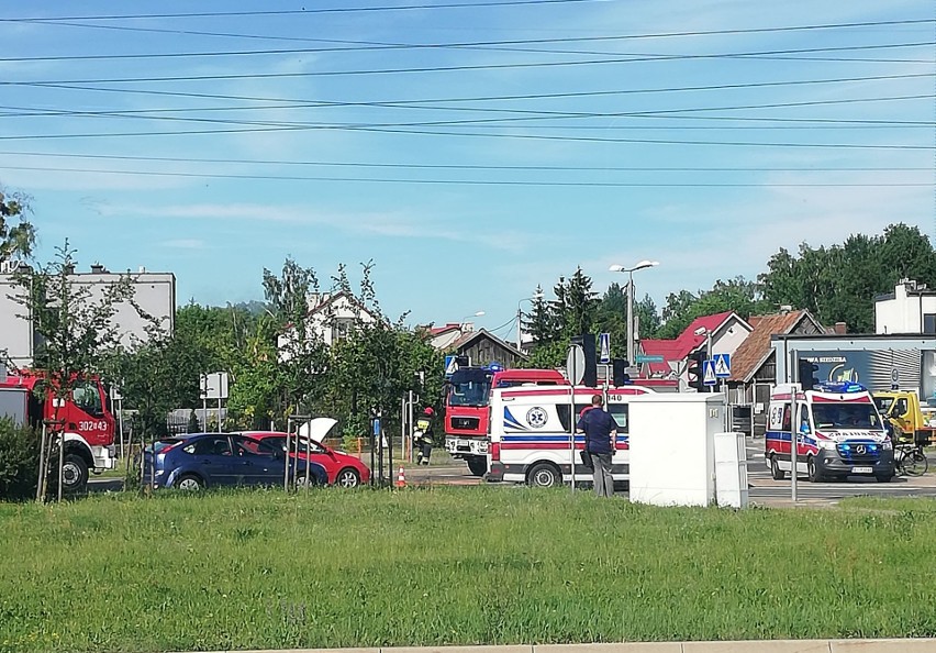 Zgłoszenie o kolizji wpłynęło do podlaskich strażaków o...