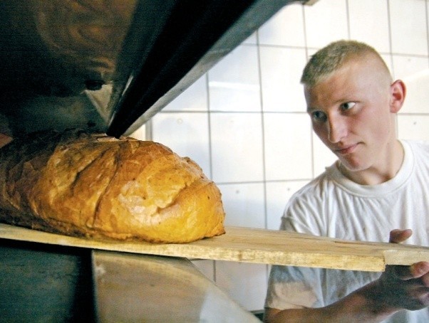 Bartłomiej Nieznalski w piekarni Szyca Company.