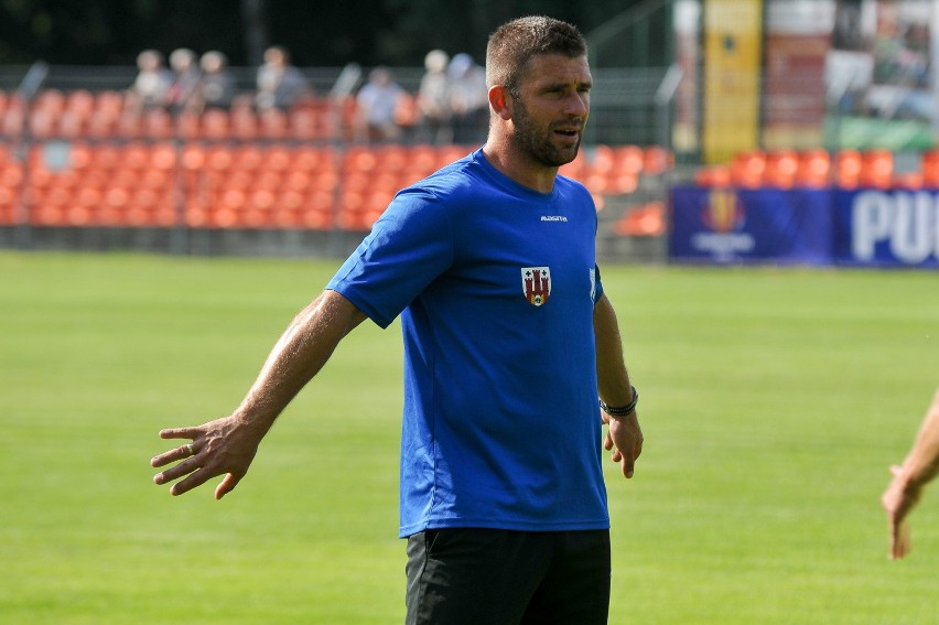 Łukasz Ganowicz to z kolei nowy trener MKS-u Kluczbork.