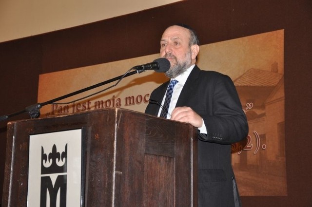 W uroczystościach Dnia Judaizmu uczestniczył między innymi naczelny rabin Polski Michael Schudrich.