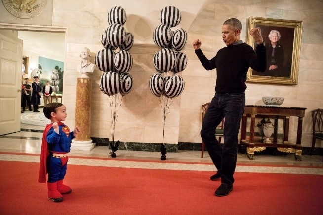 Pete Souza, oficjalny fotograf Białego Domu, towarzyszył...