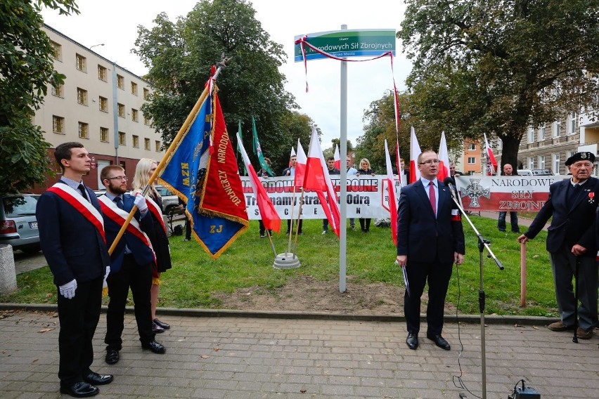 Skwer im. Żołnierzy Narodowych Sił Zbrojnych w Szczecinie [ZDJĘCIA]