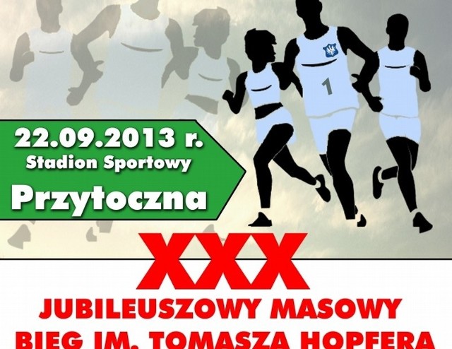 XXX Bieg im. Tomasza Hopfera odbędzie się 22 września w Przytocznej.