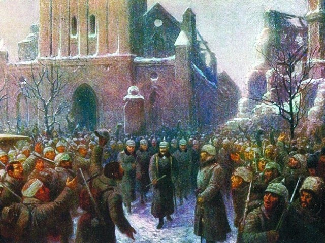 Ełk odbity z rąk Rosjan. To 16 lutego 1915 r., po Bitwie Zimowej, a zwycięzców witał sam cesarz Wilhelm II.