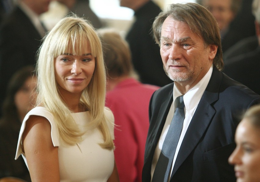 Joanna Przetakiewicz z Janem Kulczykiem w 2008 roku...