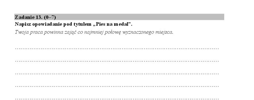 Próbny sprawdzian szóstoklasisty 2014 - języki polski,...