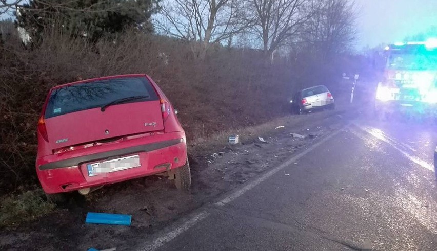 Do zderzenia samochodów doszło w środę, 28 grudnia na trasie...