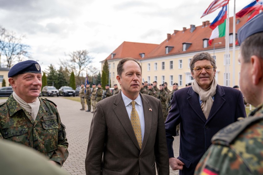 Wizyta ambasadorów USA i Niemiec w Szczecinie [ZDJĘCIA]