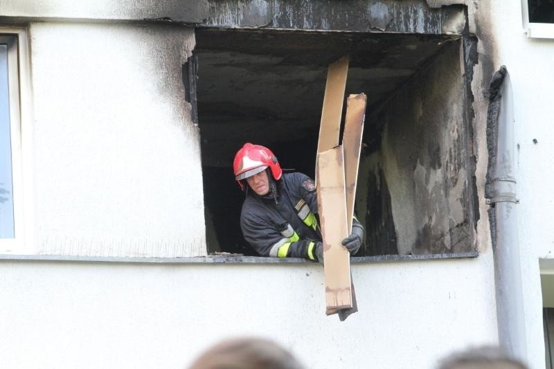 Pożar przy Bacciarellego, Wrocław, 25.05.2015