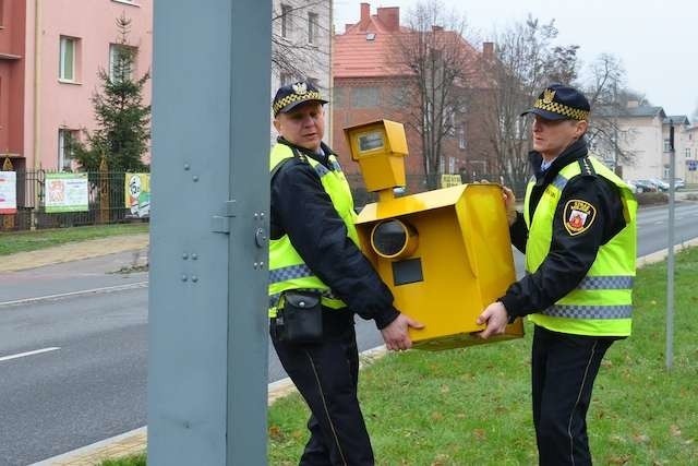 Tak wyglądało pożegnanie z fotoradarem Straży Miejskiej w Grudziądzu. Formacja istnieje, choć fotopułapek już nie zastawia