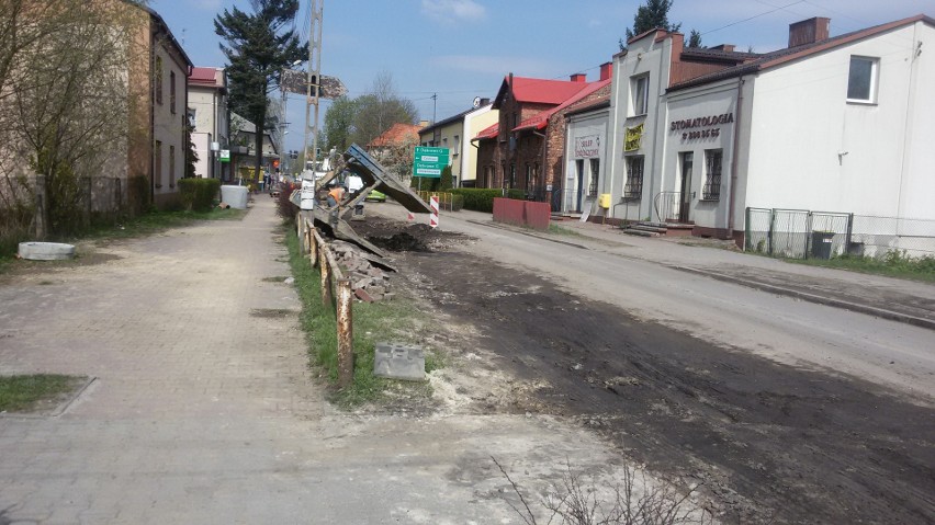 Sosnowiec: trwa remont ulicy Armii Krajowej ZDJĘCIA