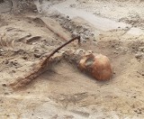Grób kobiety wampira pod Bydgoszczą? Sensacyjne odkrycie archeologów z UMK w Toruniu [zdjęcia]