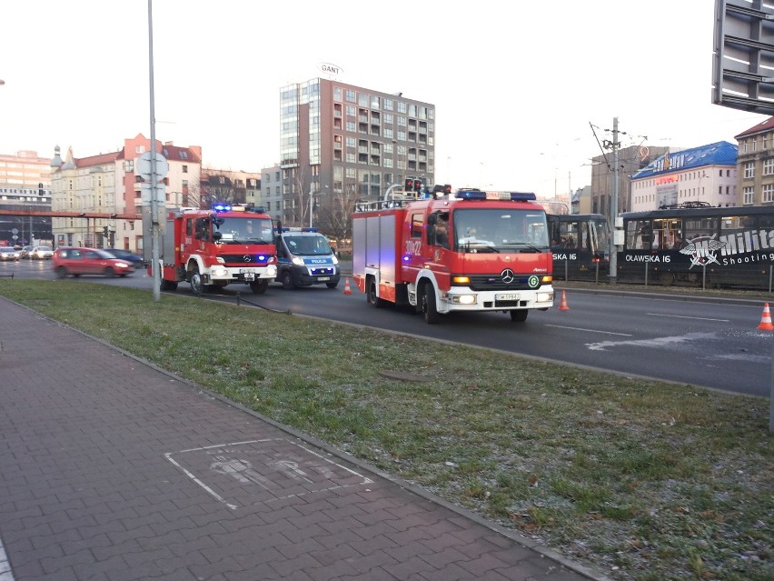 Wrocław, wypadek przy placu Jana Pawła II