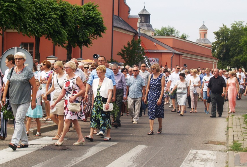 Ostrołęka. Boże Ciało 2019. Procesja w klasztorze 20.06.2019