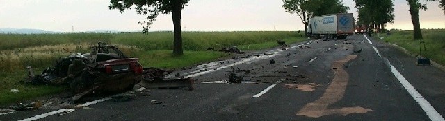 Do wypadku doszło na krajowej 46 koło Pakosławic.