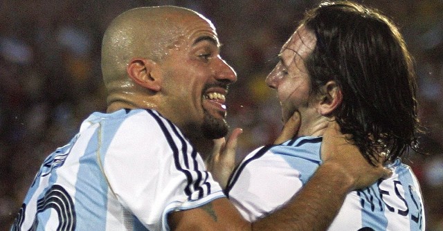 Juan Sebastian Veron i Lionel Messi grali razem w reprezentacji Argentyny w latach 2005-2010