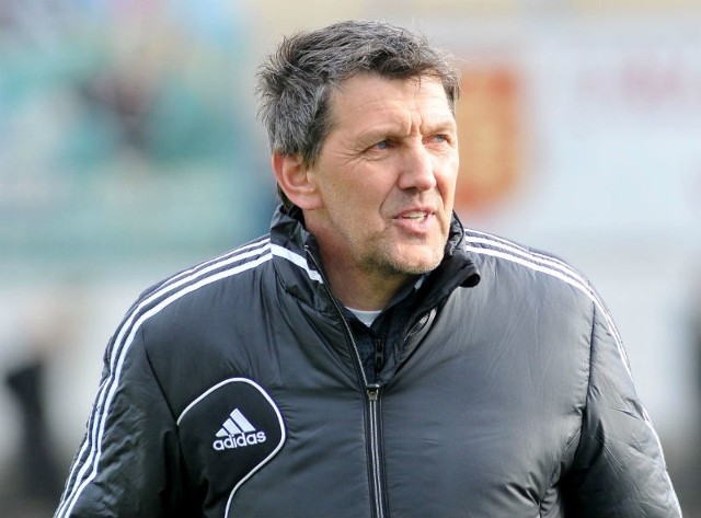 Trener Marek Strawa.