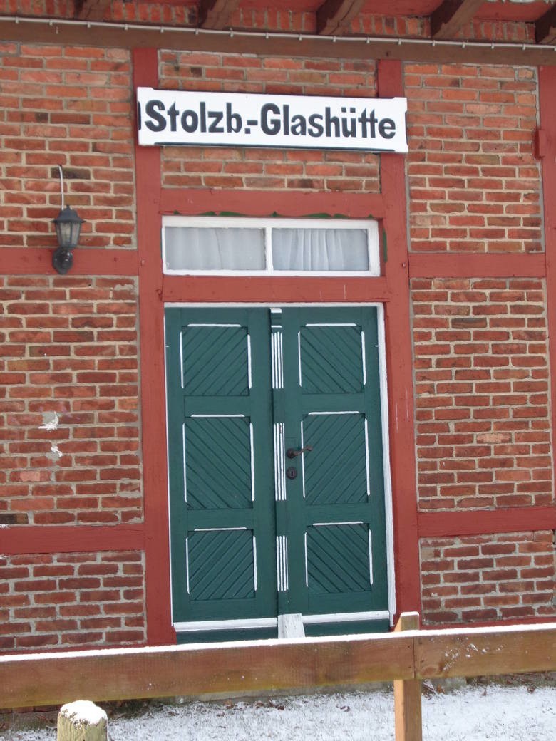 Budynek stacji Stolzenburger Glashütte