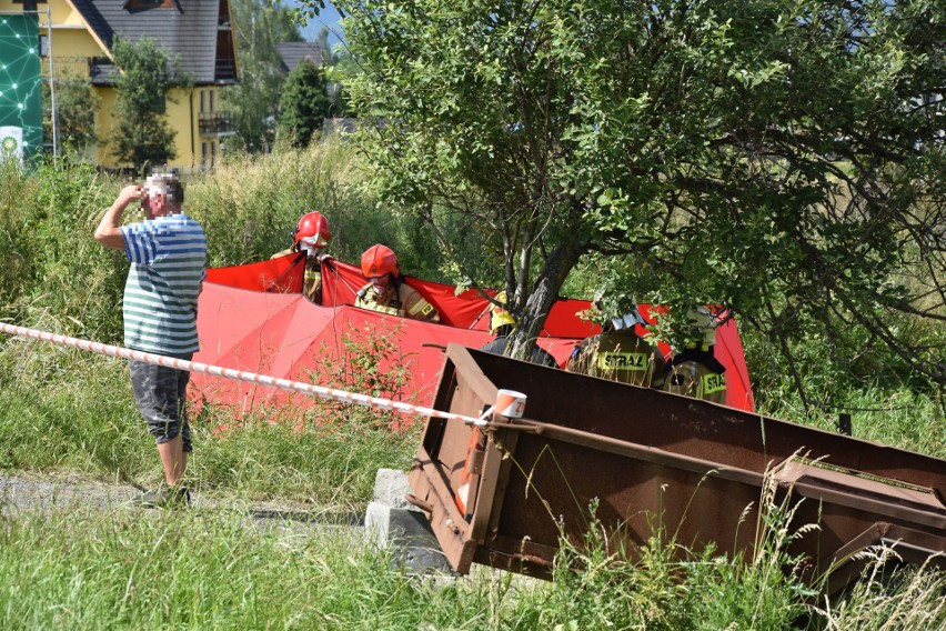 Białka Tatrzańska. Koń wpadł pod samochód. Zwierzę niestety trzeba było uśpić