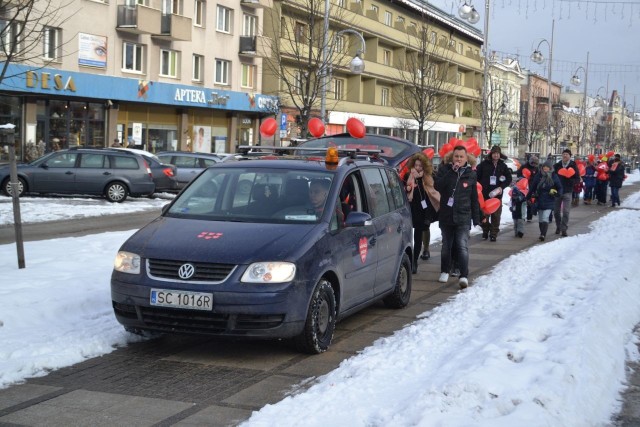 Parada serc. WOŚP 2017 Częstochowa