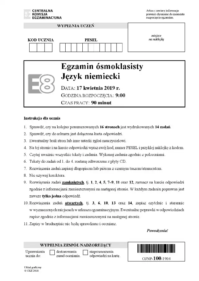 Egzamin ósmoklasisty 2019 - artykuły | Głos Wielkopolski