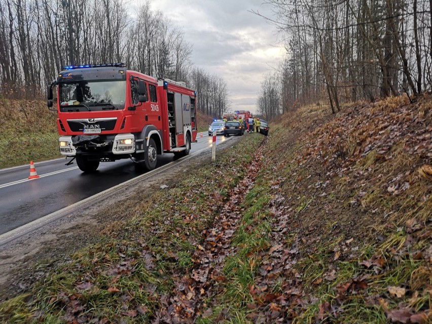 Kolizja na obwodnicy Olkusza