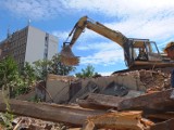 Zburzono ostatnie budynki Omexu w Opolu [wideo, zdjęcia]