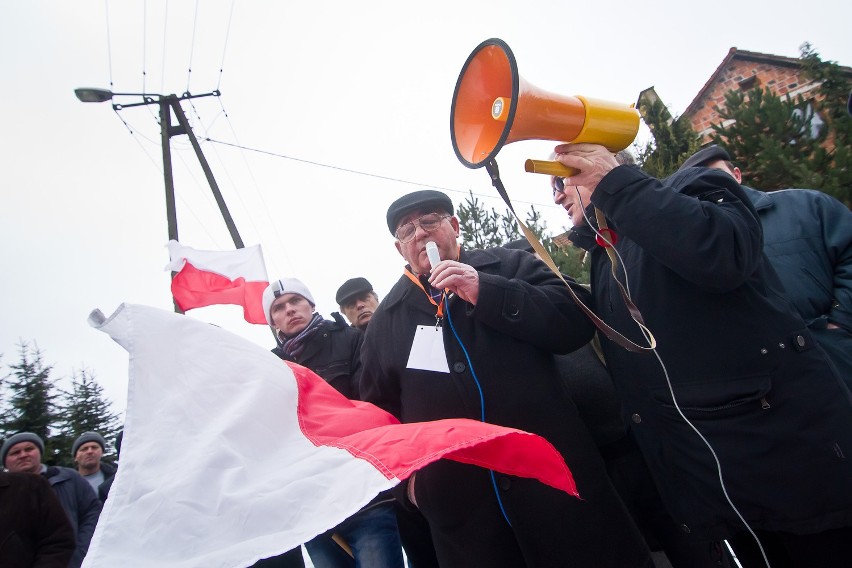 Protest rolników w Tryszczynie