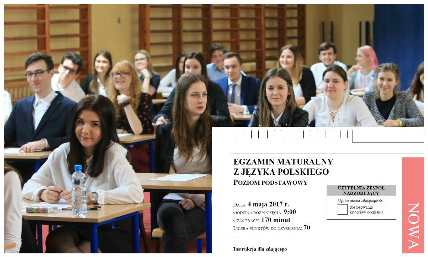 Maturzyści przystąpili dziś (4.05) do egzaminu z języka...