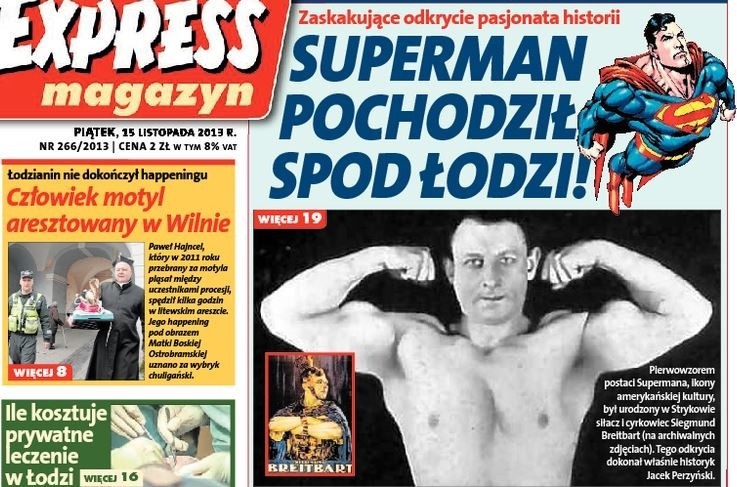 Superman pochodził ze Strykowa